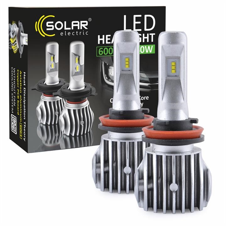 Solar 8611 Lampa LED Solar H11 12-24V 6500K 6000Lm 50W Cree Chip 8611: Dobra cena w Polsce na 2407.PL - Kup Teraz!