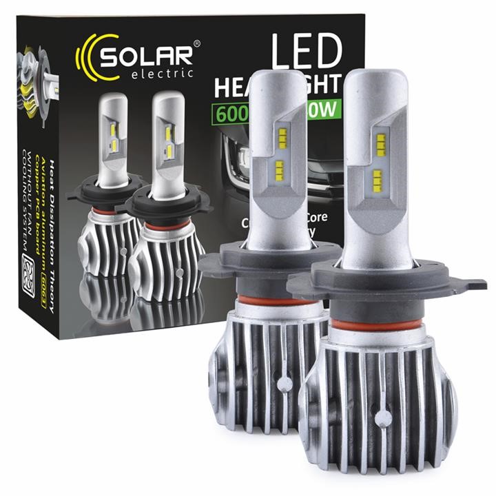 Solar 8604 Lampa LED Solar H4 12-24V 6500K 6000Lm 40W Cree Chip 8604: Dobra cena w Polsce na 2407.PL - Kup Teraz!