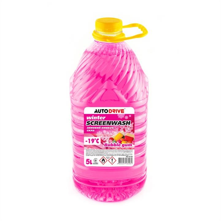 Auto Drive AD0138 Winter glass washer Bubble Gum -19°С 5 l AD0138: Buy near me in Poland at 2407.PL - Good price!