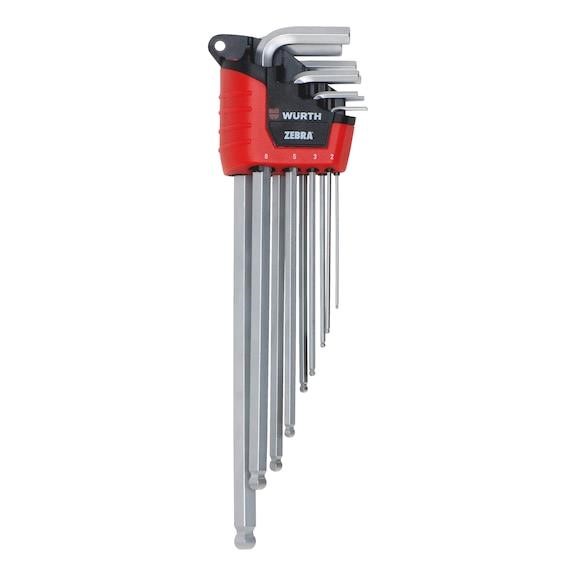 Wurth 07154050 Set of extended hex keys Wurth (1.5-10) - 9 pcs. ZEBRA 07154050: Buy near me in Poland at 2407.PL - Good price!
