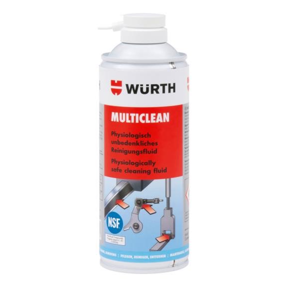 Wurth 08901096 Очиститель MULTI-CLEAN H1, 400 мл 08901096: Отличная цена - Купить в Польше на 2407.PL!