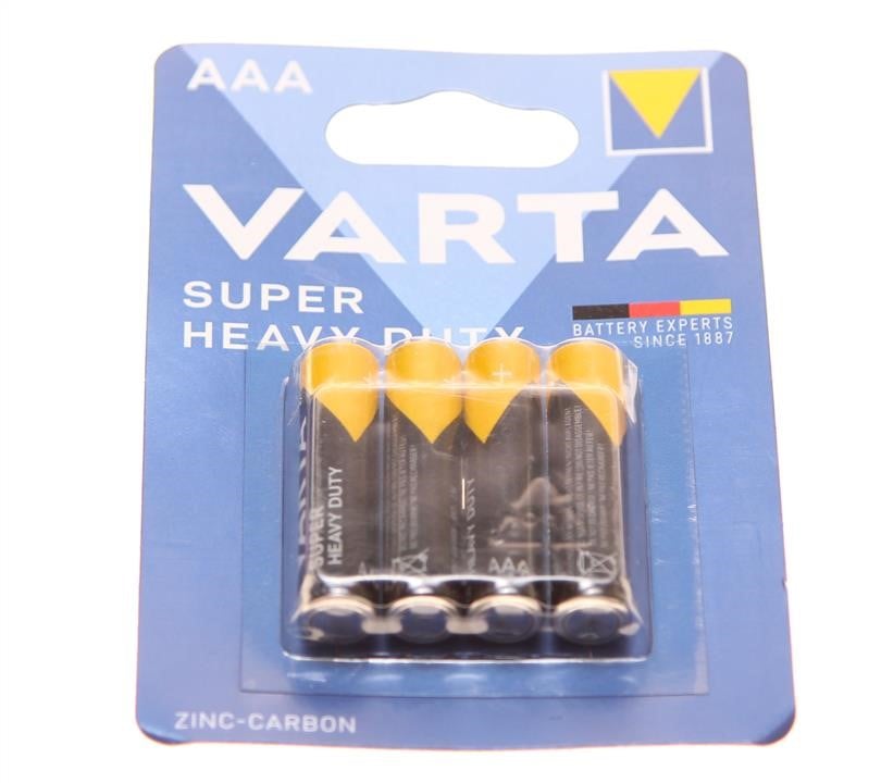 Varta 02003101414 Батарейка Superlife AAA Zink-Carbon, блістер 4 шт. 02003101414: Купити у Польщі - Добра ціна на 2407.PL!
