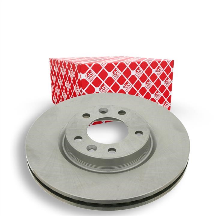 Front brake disc ventilated febi 22921
