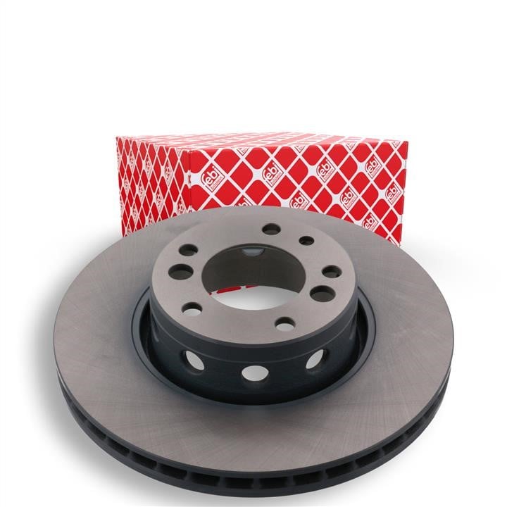 Front brake disc ventilated febi 44069