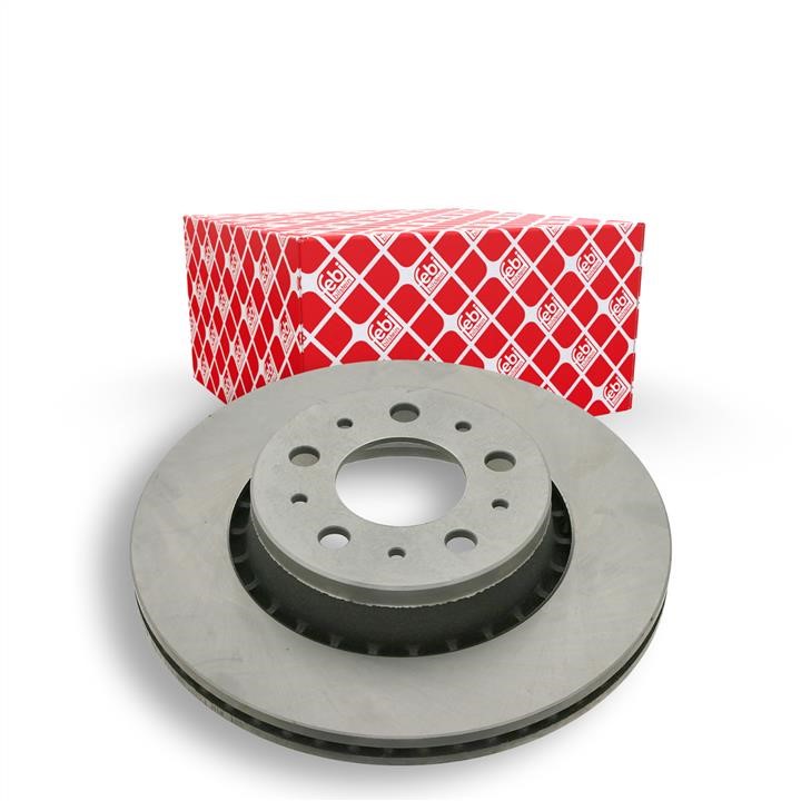 Front brake disc ventilated febi 11448