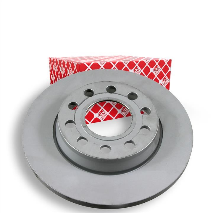 Rear brake disc, non-ventilated febi 22052