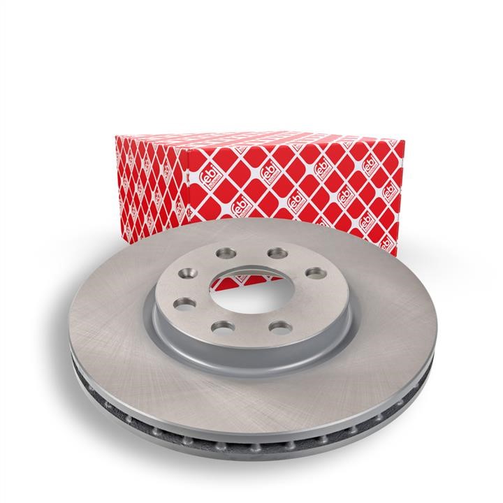 Тормозной диск передний вентилируемый febi 19509