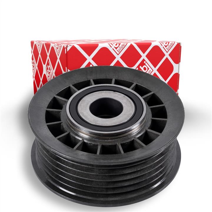 V-ribbed belt tensioner (drive) roller febi 05478
