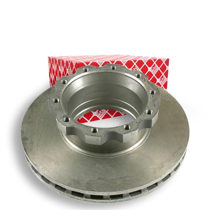 Rear ventilated brake disc febi 10932