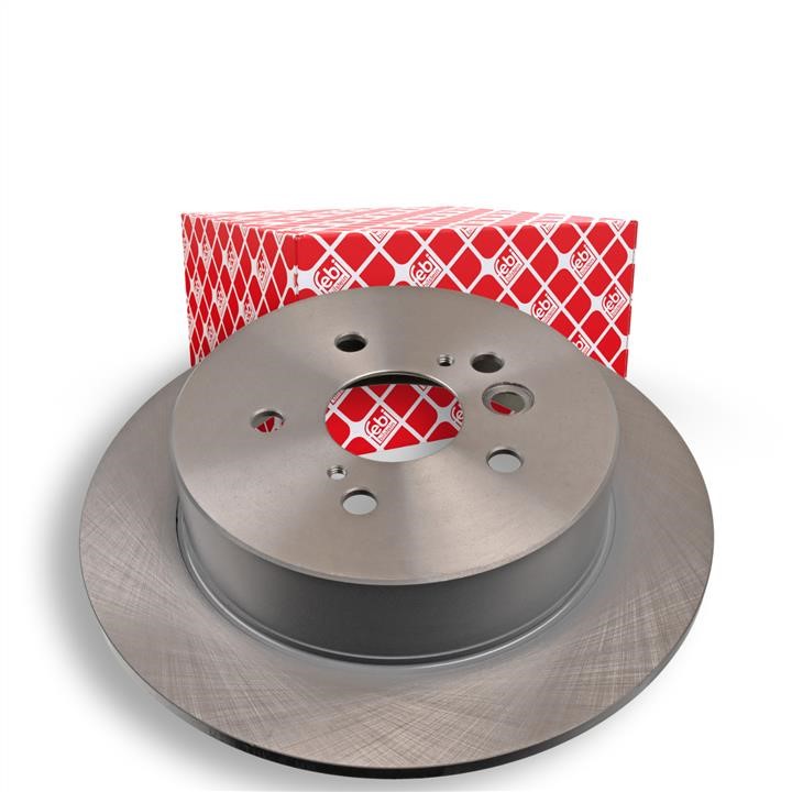 Rear brake disc, non-ventilated febi 31364