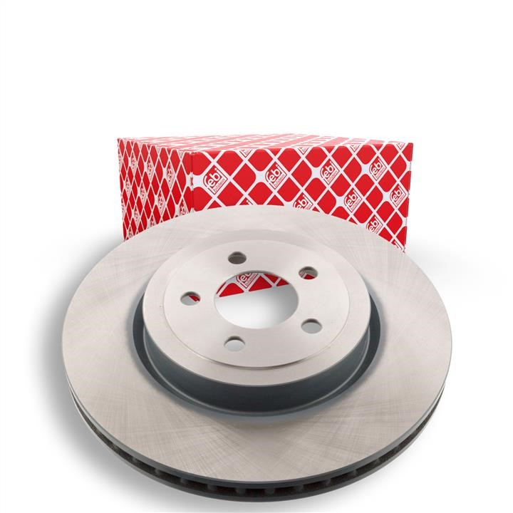 Front brake disc ventilated febi 43944