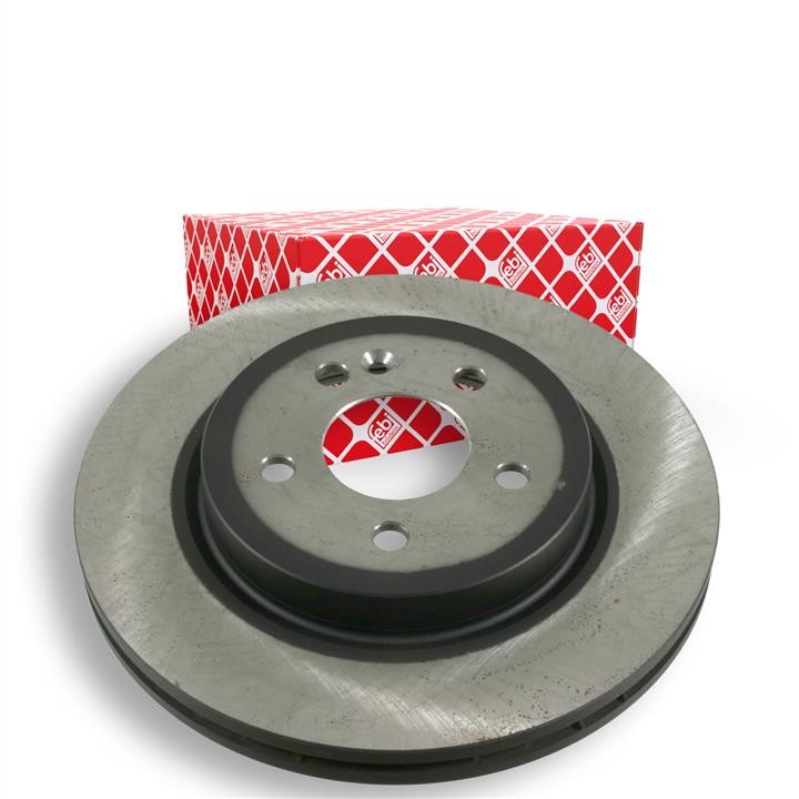 Front brake disc ventilated febi 21921