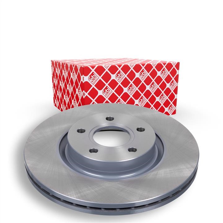 Тормозной диск передний вентилируемый febi 24566
