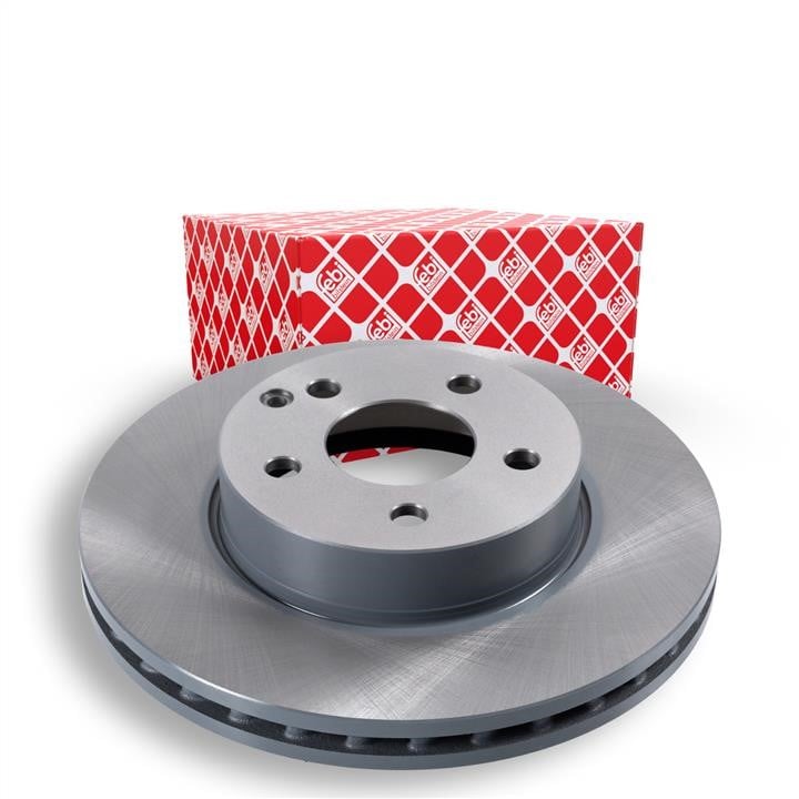 Front brake disc ventilated febi 30550