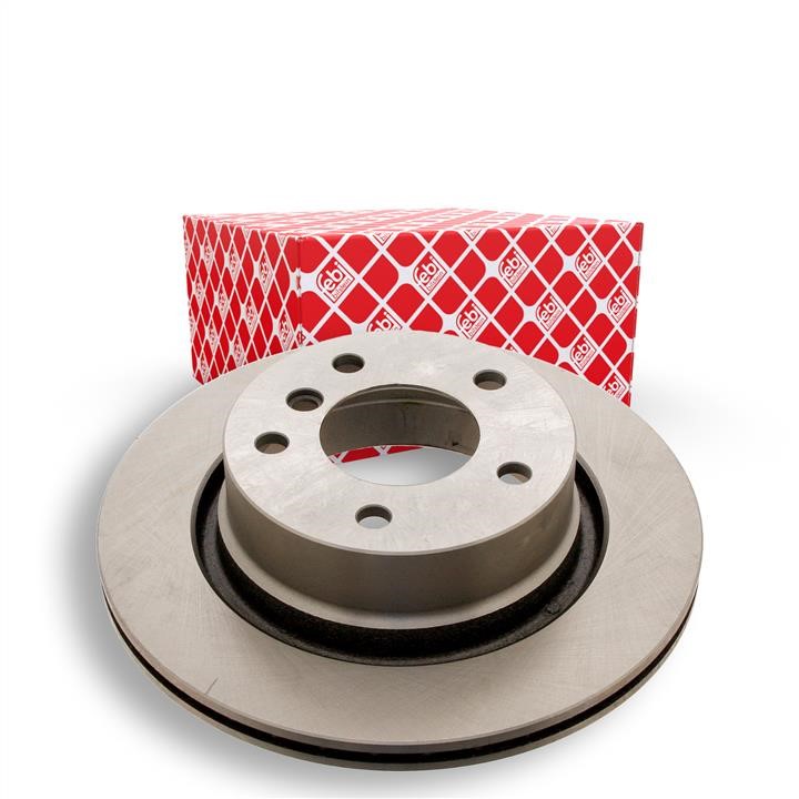 Rear ventilated brake disc febi 28165
