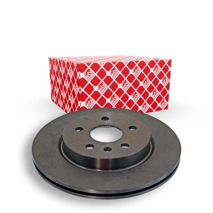 Rear ventilated brake disc febi 39373
