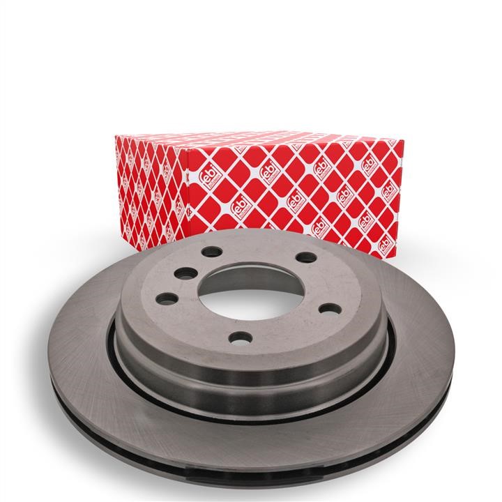 Rear ventilated brake disc febi 43857