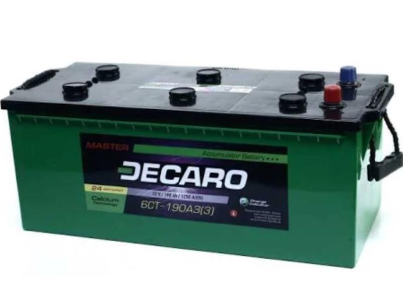 Decaro 6СТ-190 А3 (4) S Starterbatterie DECARO START 12V, 190Ah, 1250A(EN), R+ 619034S: Kaufen Sie zu einem guten Preis in Polen bei 2407.PL!