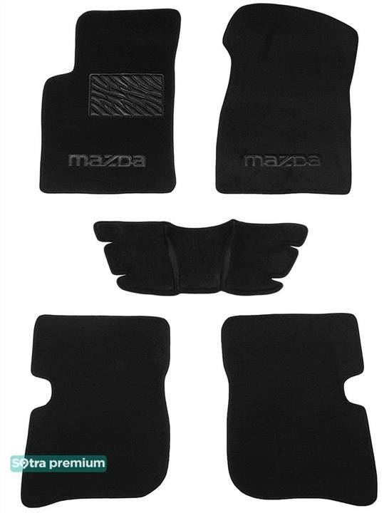 Sotra 00954-CH-GRAPHITE The carpets of the Sotra interior are two-layer Premium dark-gray for Mazda MX-3 (mkI) 1991-1998, set 00954CHGRAPHITE: Buy near me in Poland at 2407.PL - Good price!