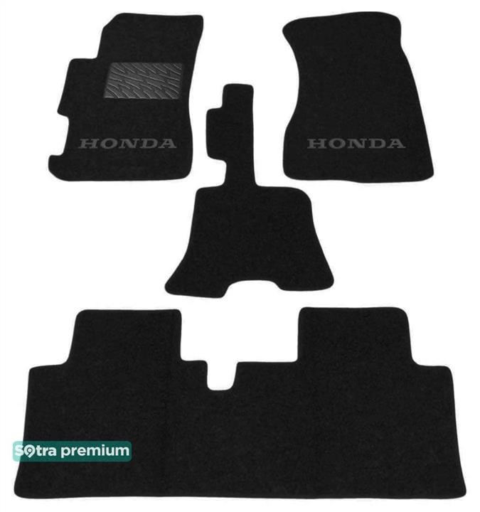 Sotra 00919-CH-GRAPHITE Коврики салона Sotra двухслойные Premium темно-серые для Honda Civic (mkVII)(хетчбэк) 2000-2005, комплект 00919CHGRAPHITE: Отличная цена - Купить в Польше на 2407.PL!