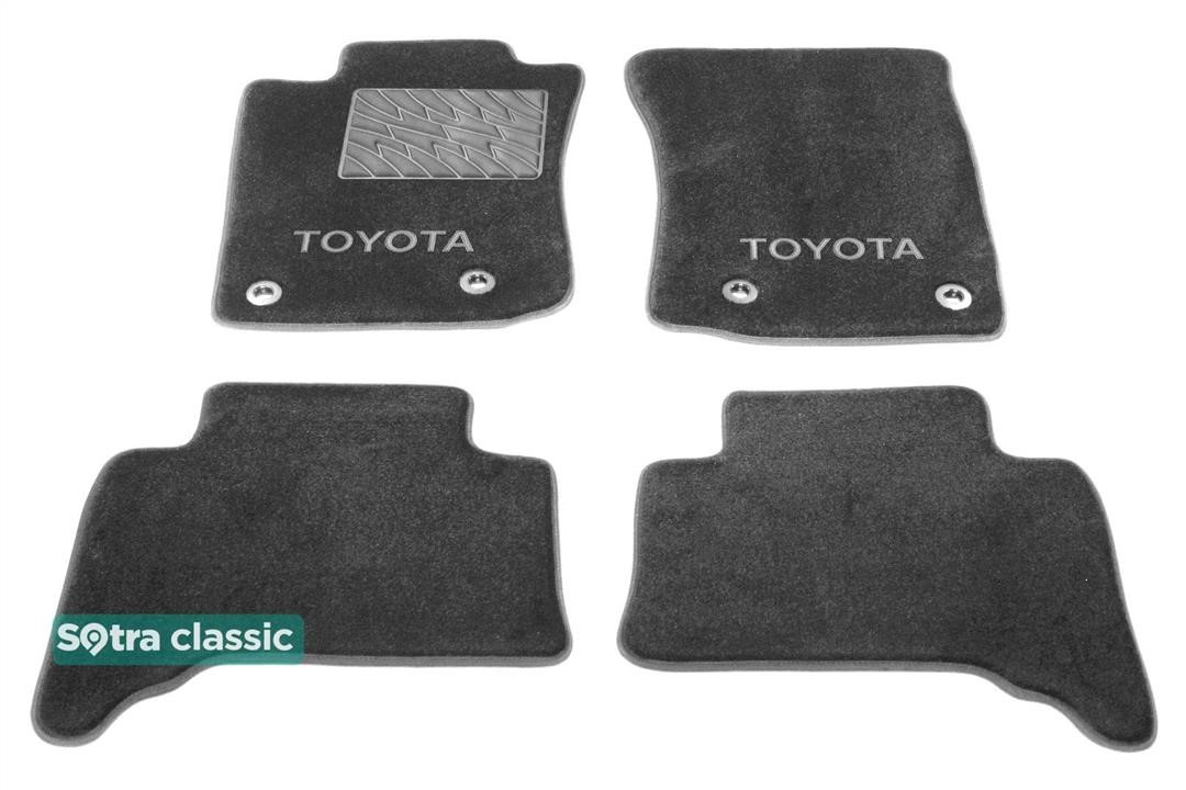 Sotra 07973-GD-GREY Sotra interior mat, two-layer Classic gray for Toyota Land Cruiser Prado (J150) / 4Runner (mkV) (4 clips) 2013- 07973GDGREY: Buy near me in Poland at 2407.PL - Good price!