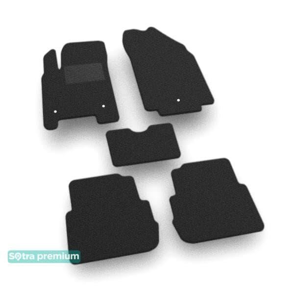 Sotra 07998-CH-BLACK The carpets of the Sotra interior are two-layer Premium black for Chevrolet Spark (mkIII) (electric) 2013-2016, set 07998CHBLACK: Buy near me in Poland at 2407.PL - Good price!