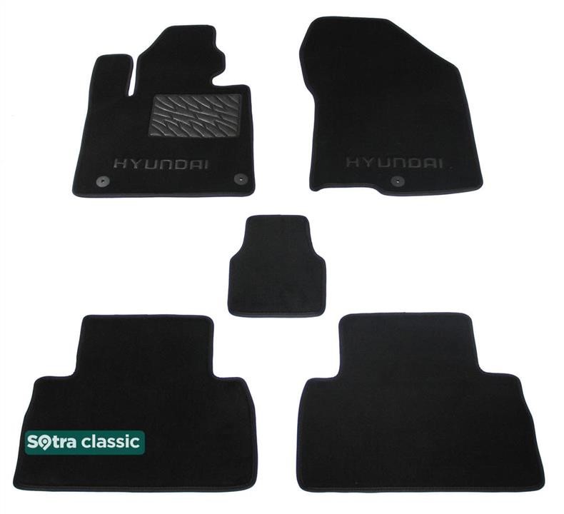 Sotra 09130-GD-BLACK The carpets of the Sotra interior are two-layer Classic black for Hyundai Santa Fe (mkIV) 2018-2020, set 09130GDBLACK: Buy near me in Poland at 2407.PL - Good price!