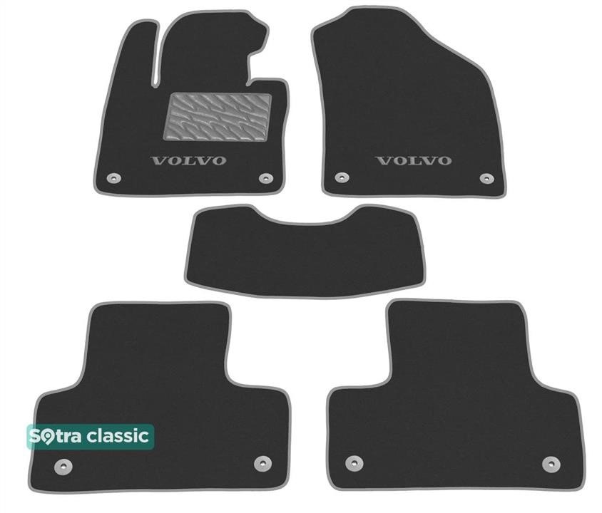 Sotra 09121-GD-GREY Sotra interior mat, two-layer Classic gray for Volvo XC60 (mkII) 2017- 09121GDGREY: Buy near me in Poland at 2407.PL - Good price!