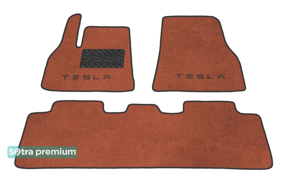 Sotra 09361-CH-TERRA The carpets of the Sotra interior are two-layer Premium terracotta for Tesla Model Y (mkI) 2020-, set 09361CHTERRA: Buy near me in Poland at 2407.PL - Good price!