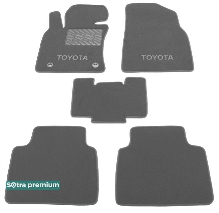 Sotra 90384-CH-GREY Коврики салона Sotra двухслойные Premium серые для Toyota Camry (mkVIII)(XV70) 2017-, комплект 90384CHGREY: Отличная цена - Купить в Польше на 2407.PL!