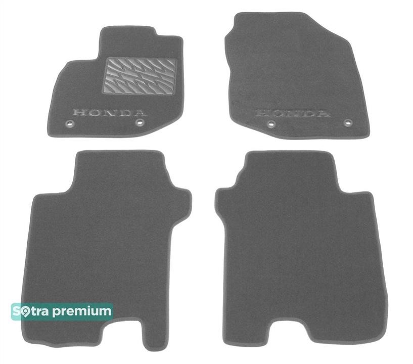 Sotra 90498-CH-GREY Die Teppiche des Sotra-Interieurs sind zweischichtig Premium grau für Honda Jazz / Fit (mkIII) 2008-2013, satz 90498CHGREY: Kaufen Sie zu einem guten Preis in Polen bei 2407.PL!