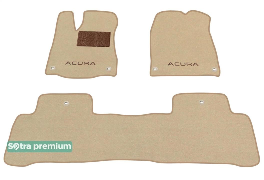 Sotra 90395-CH-BEIGE The carpets of the Sotra interior are two-layer Premium beige for Acura MDX (mkIII) (1-2 row) 2014-2020, set 90395CHBEIGE: Buy near me in Poland at 2407.PL - Good price!