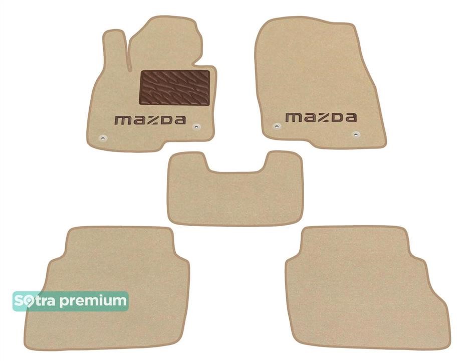 Sotra 90723-CH-BEIGE The carpets of the Sotra interior are two-layer Premium beige for Mazda CX-5 (mkII) 2017- (USA), set 90723CHBEIGE: Buy near me in Poland at 2407.PL - Good price!