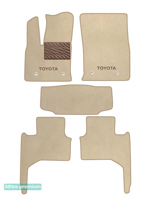Sotra 90688-CH-BEIGE The carpets of the Sotra interior are two-layer Premium beige for Toyota Land Cruiser (J300) 2021-, set 90688CHBEIGE: Buy near me in Poland at 2407.PL - Good price!