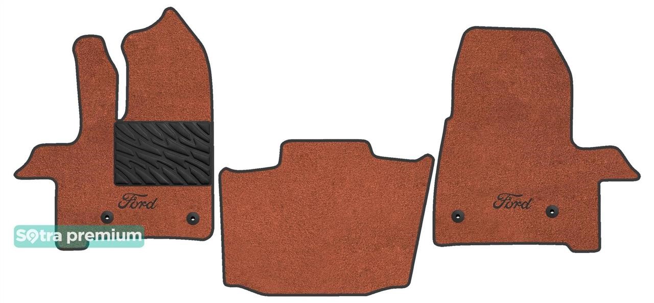 Sotra 90774-CH-TERRA The carpets of the Sotra interior are two-layer Premium terracotta for Ford Transit/Tourneo Custom (mkI) (1 row) 2017-, set 90774CHTERRA: Buy near me in Poland at 2407.PL - Good price!
