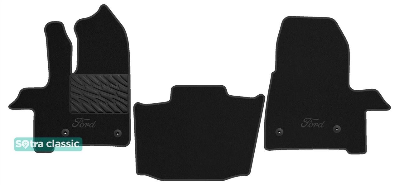 Sotra 90774-GD-BLACK Die Teppiche des Sotra-Interieurs sind zweischichtig Classic schwarz für Ford Transit/Tourneo Custom (mkI)(1 Reihe) 2017-, satz 90774GDBLACK: Kaufen Sie zu einem guten Preis in Polen bei 2407.PL!