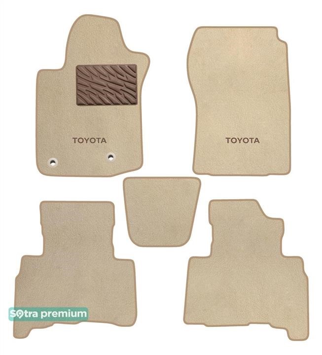 Sotra 90778-CH-BEIGE The carpets of the Sotra interior are two-layer Premium beige for Toyota Land Cruiser Prado (J150) (2 clips) 2013-, set 90778CHBEIGE: Buy near me in Poland at 2407.PL - Good price!