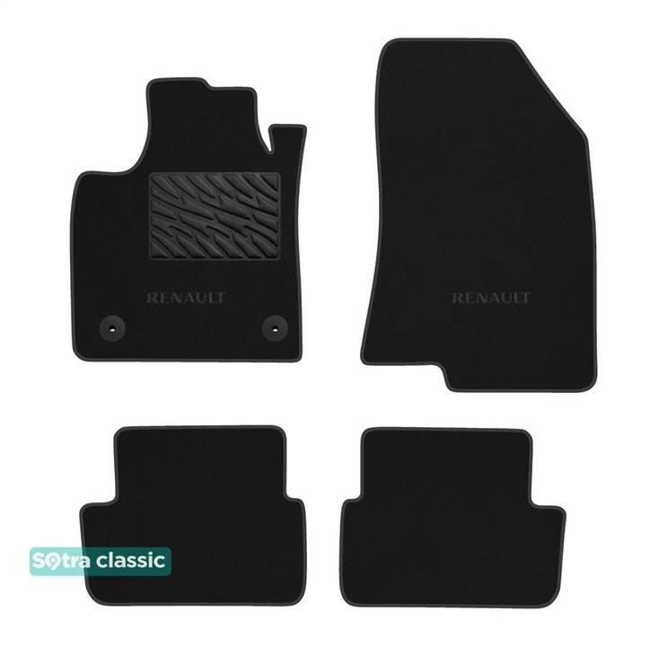 Sotra 90820-GD-BLACK The carpets of the Sotra interior are two-layer Classic black for Renault / Dacia Sandero (mkIII) 2021-, set 90820GDBLACK: Buy near me in Poland at 2407.PL - Good price!
