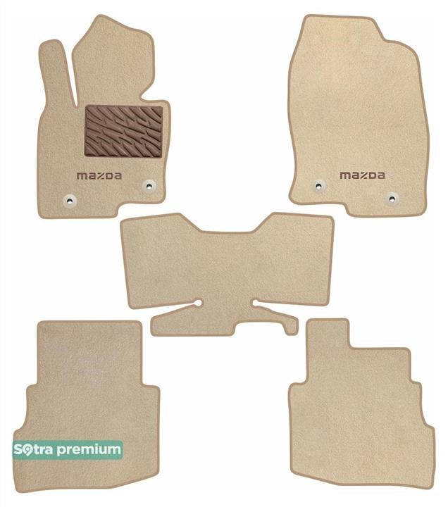 Sotra 90933-CH-BEIGE The carpets of the Sotra interior are two-layer Premium beige for Mazda CX-9 (mkII) (1-2 row) 2016-, set 90933CHBEIGE: Buy near me at 2407.PL in Poland at an Affordable price!