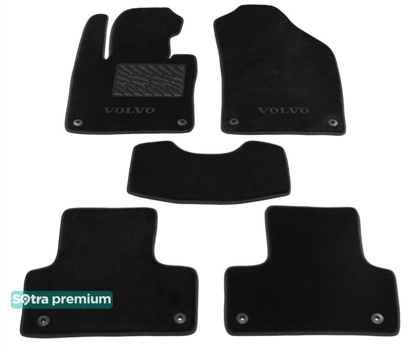 Sotra 90849-CH-BLACK Sotra interior mat, two-layer Premium black for Volvo XC60 (mkII) 2017- 90849CHBLACK: Buy near me at 2407.PL in Poland at an Affordable price!