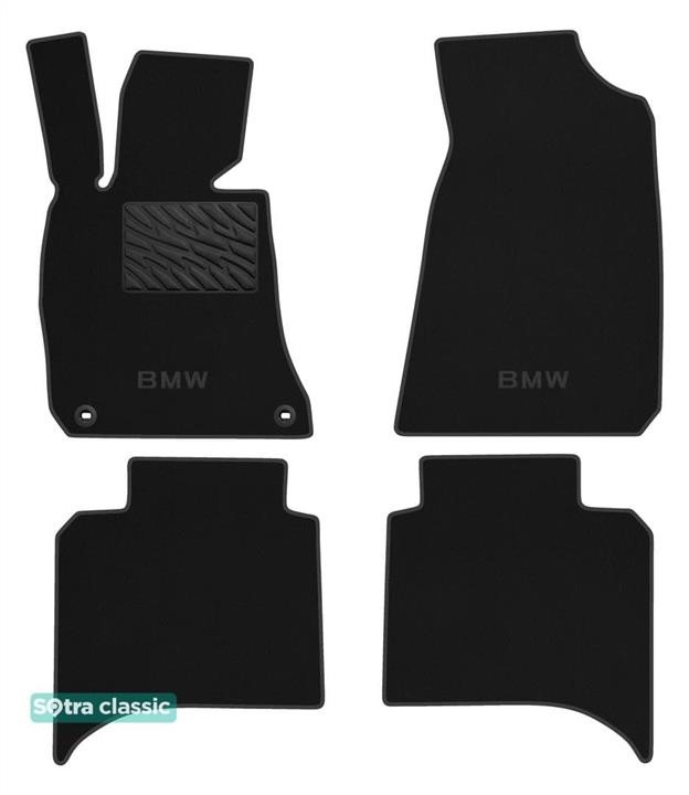 Sotra 90973-GD-BLACK The carpets of the Sotra interior are two-layer Classic black for BMW 5-series (E28) 1981-1988, set 90973GDBLACK: Buy near me in Poland at 2407.PL - Good price!