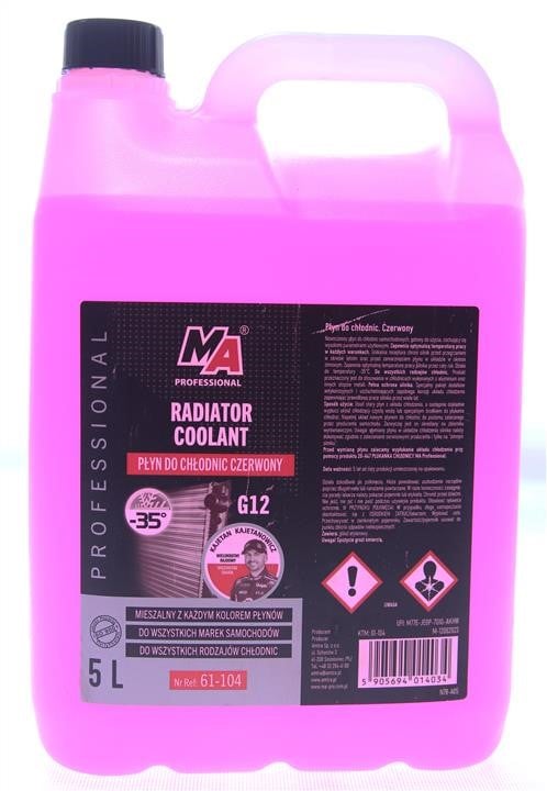 Moje Auto 01403 Antifreeze G12, red, -35°C, 5L 01403: Buy near me in Poland at 2407.PL - Good price!