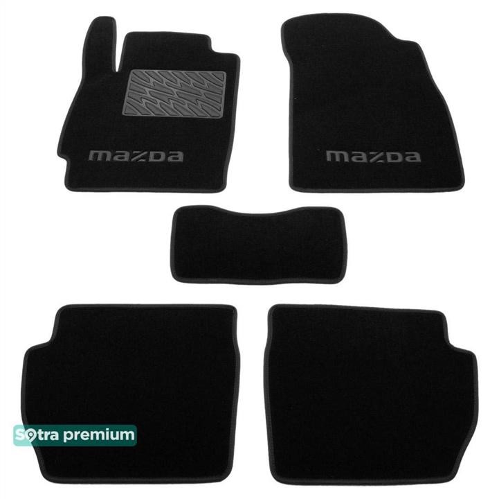 Sotra 06952-CH-GRAPHITE The carpets of the Sotra interior are two-layer Premium dark-gray for Mazda 2 (mkIII) 2007-2014, set 06952CHGRAPHITE: Buy near me at 2407.PL in Poland at an Affordable price!