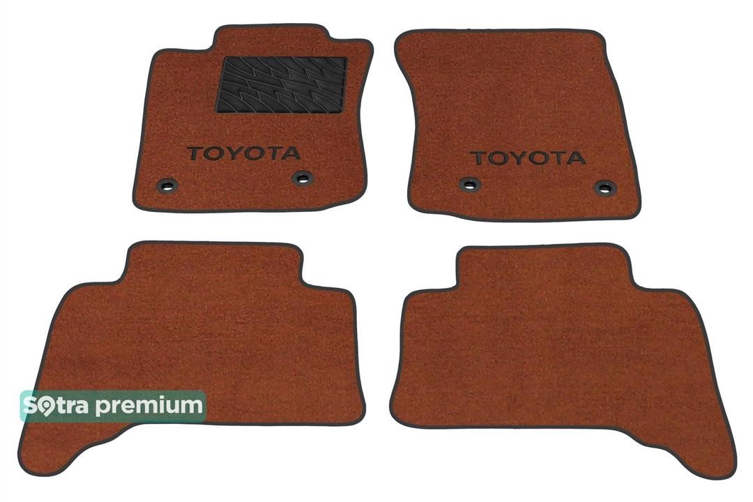 Sotra 07973-CH-TERRA Sotra interior mat, two-layer Premium terracotta for Toyota Land Cruiser Prado (J150) / 4Runner (mkV) (4 clips) 2013- 07973CHTERRA: Buy near me in Poland at 2407.PL - Good price!