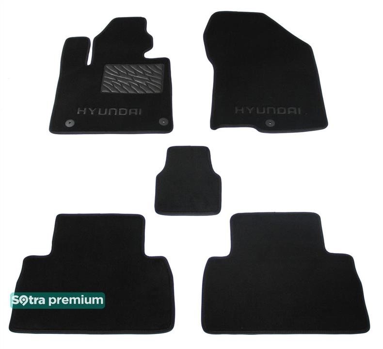 Sotra 09130-CH-BLACK Die Teppiche des Sotra-Interieurs sind zweischichtig Premium schwarz für Hyundai Santa Fe (mkIV) 2018-2020, satz 09130CHBLACK: Bestellen Sie in Polen zu einem guten Preis bei 2407.PL!