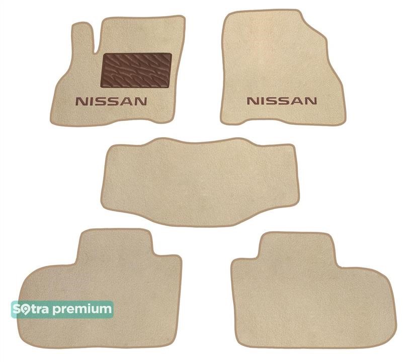 Sotra 09109-CH-BEIGE Sotra interior mat, two-layer Premium beige for Nissan Leaf (mkII) 2017- 09109CHBEIGE: Buy near me in Poland at 2407.PL - Good price!