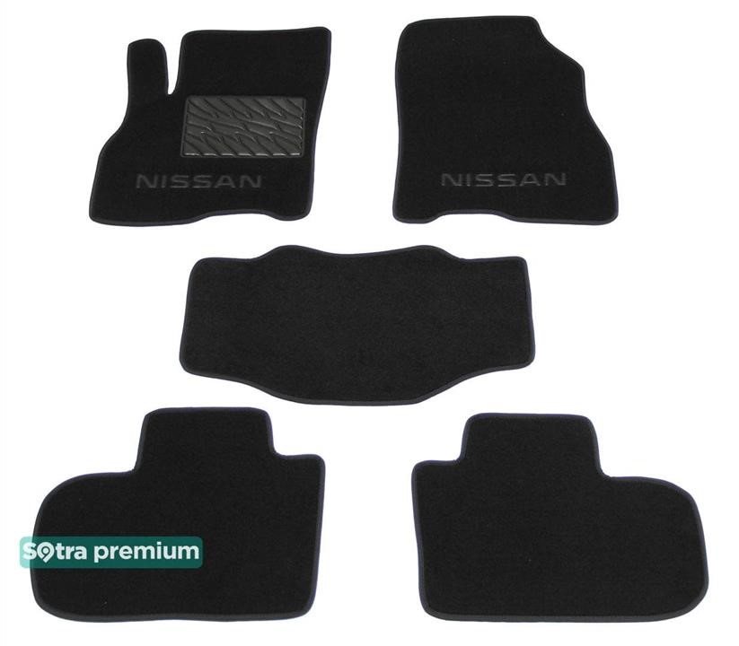 Sotra 09109-CH-BLACK Sotra interior mat, two-layer Premium black for Nissan Leaf (mkII) 2017- 09109CHBLACK: Buy near me in Poland at 2407.PL - Good price!