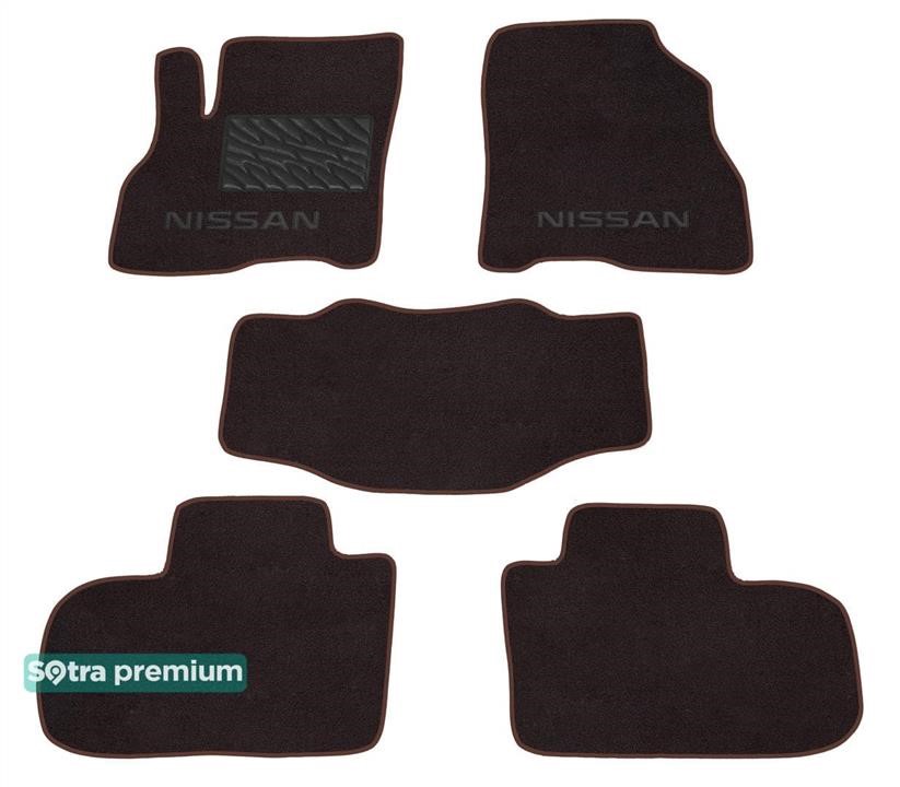 Sotra 09109-CH-CHOCO Sotra interior mat, two-layer Premium brown for Nissan Leaf (mkII) 2017- 09109CHCHOCO: Buy near me in Poland at 2407.PL - Good price!