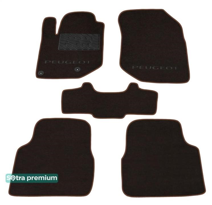 Sotra 09166-CH-CHOCO Sotra interior mat, two-layer Premium brown for Peugeot 208 (mkII); 2008 (mkII) 2019- 09166CHCHOCO: Buy near me at 2407.PL in Poland at an Affordable price!