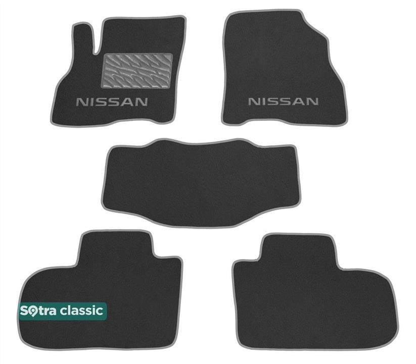 Sotra 09109-GD-GREY Sotra interior mat, two-layer Classic gray for Nissan Leaf (mkII) 2017- 09109GDGREY: Buy near me in Poland at 2407.PL - Good price!